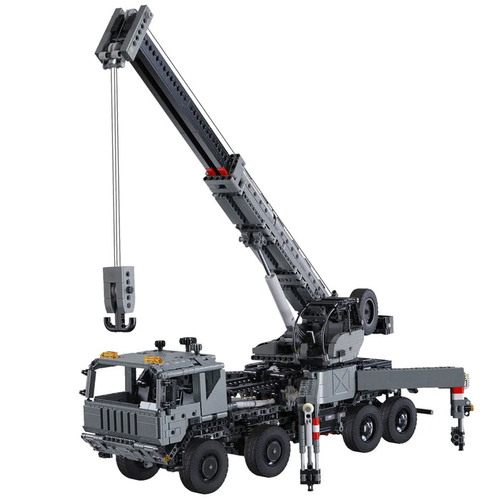 Military Tech Rescue Vehicle Crane Truck Bricks Toy