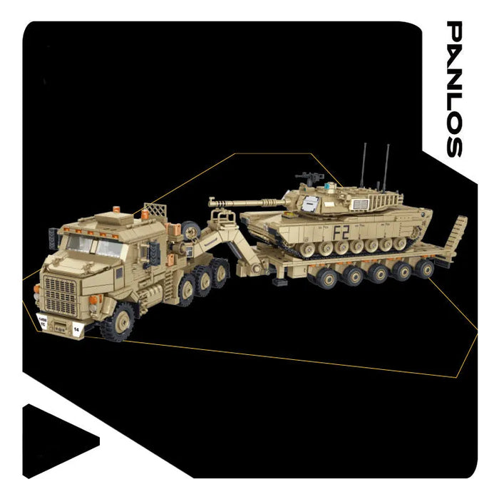 Military Tech MOC M1070 Armored Vehicle Bricks Toy